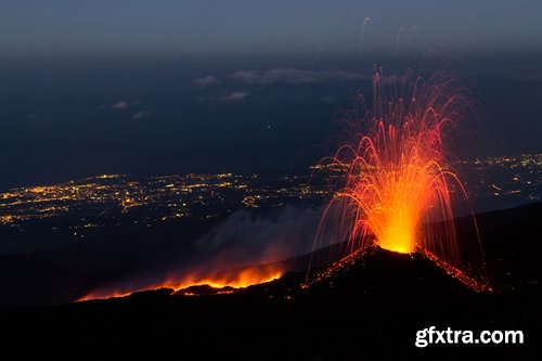 Collection of volcano lava molten rock mountain explosion 25 HQ Jpeg