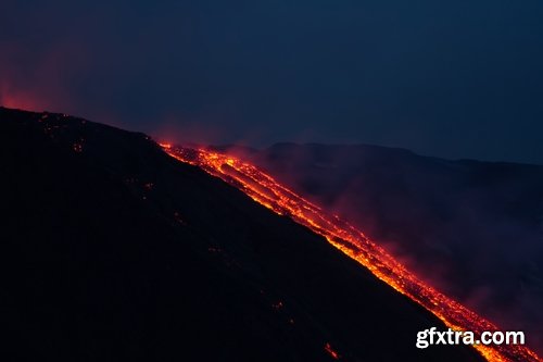 Collection of volcano lava molten rock mountain explosion 25 HQ Jpeg