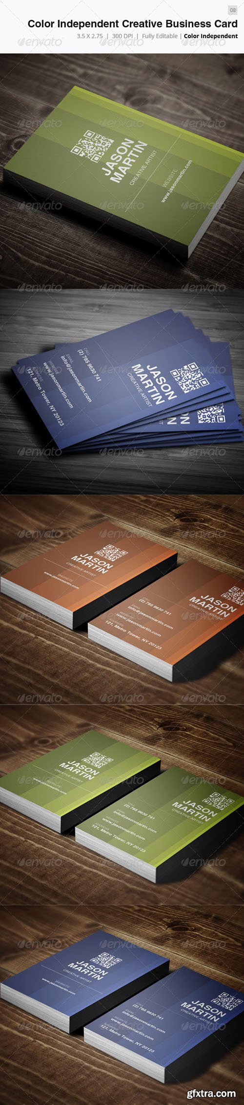 Creative Business Card - 08 - Graphicriver 3792145