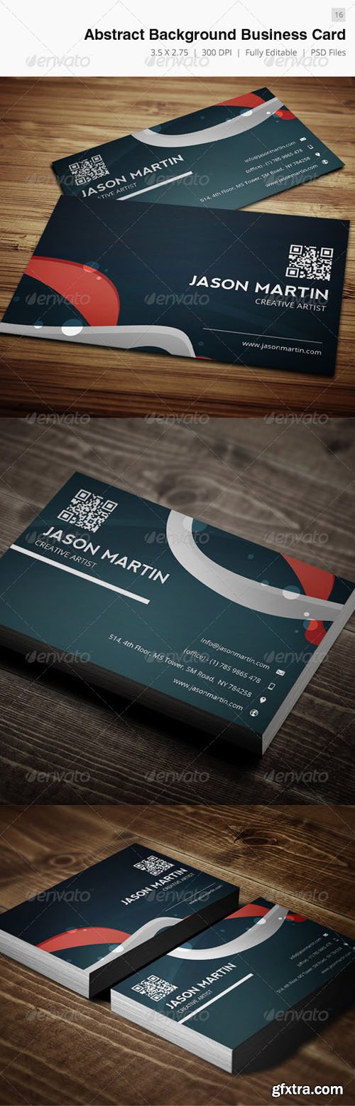 Abstract Background Creative Business Card - 16 - Graphicriver 3929798