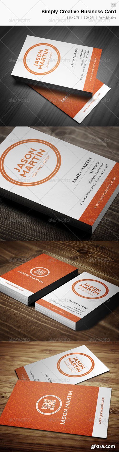 Simply Creative Business Card - 12 - Graphicriver 3907355