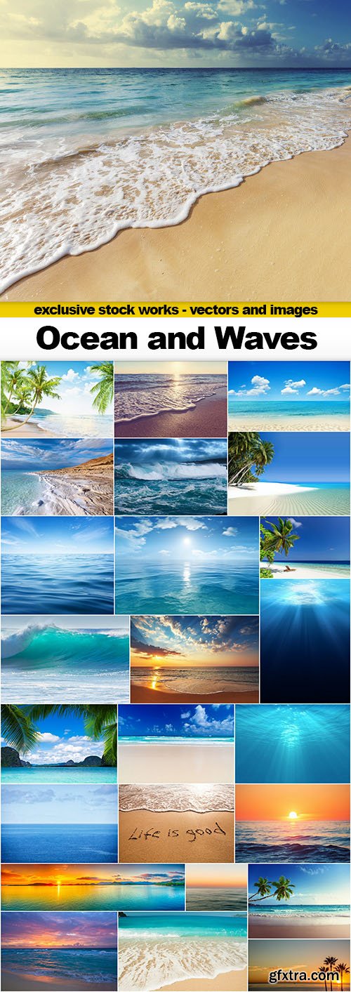 Ocean and Waves - 25x UHQ JPEG