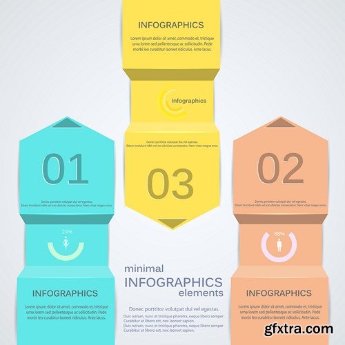 Infographics Vector Elements 5 - 25x EPS