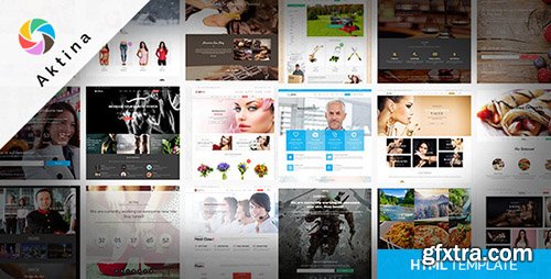 ThemeForest - Aktina v1.0 - Responsive Multi-Purpose HTML Template - 11854951