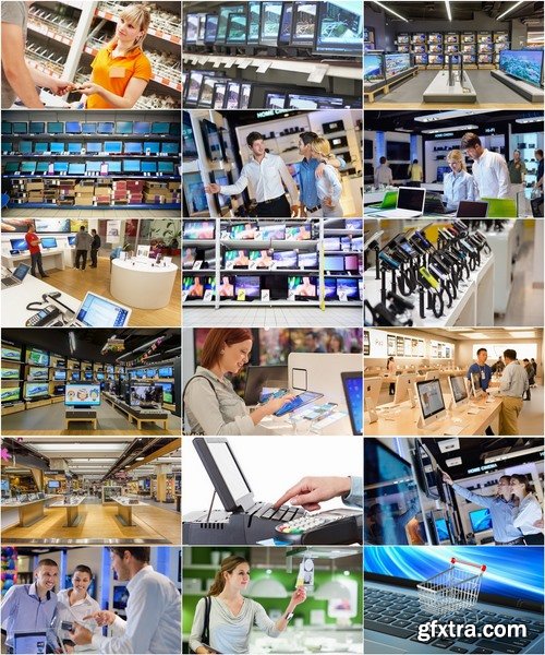 Collection shop selling equipment and high-tech technologies manager buy 25 HQ Jpeg