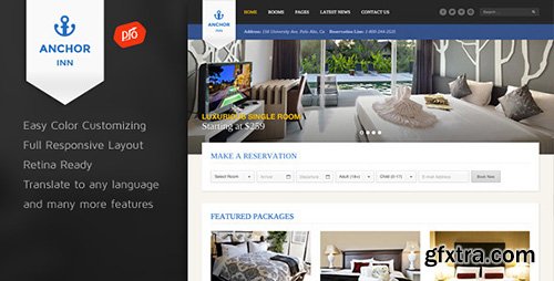 ThemeForest - Anchor Inn v1.3 - Hotel and Resort Theme - 5462583