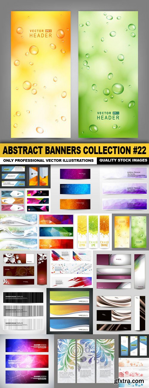 Abstract Banners Collection #22 - 20 Vectors