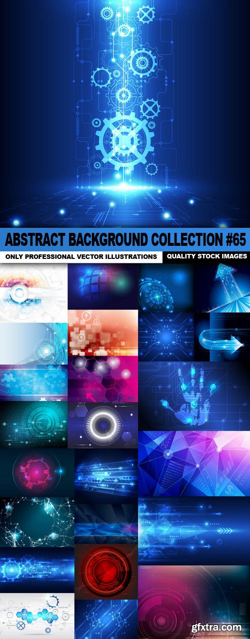 Abstract Background Collection #65 - 25 Vector