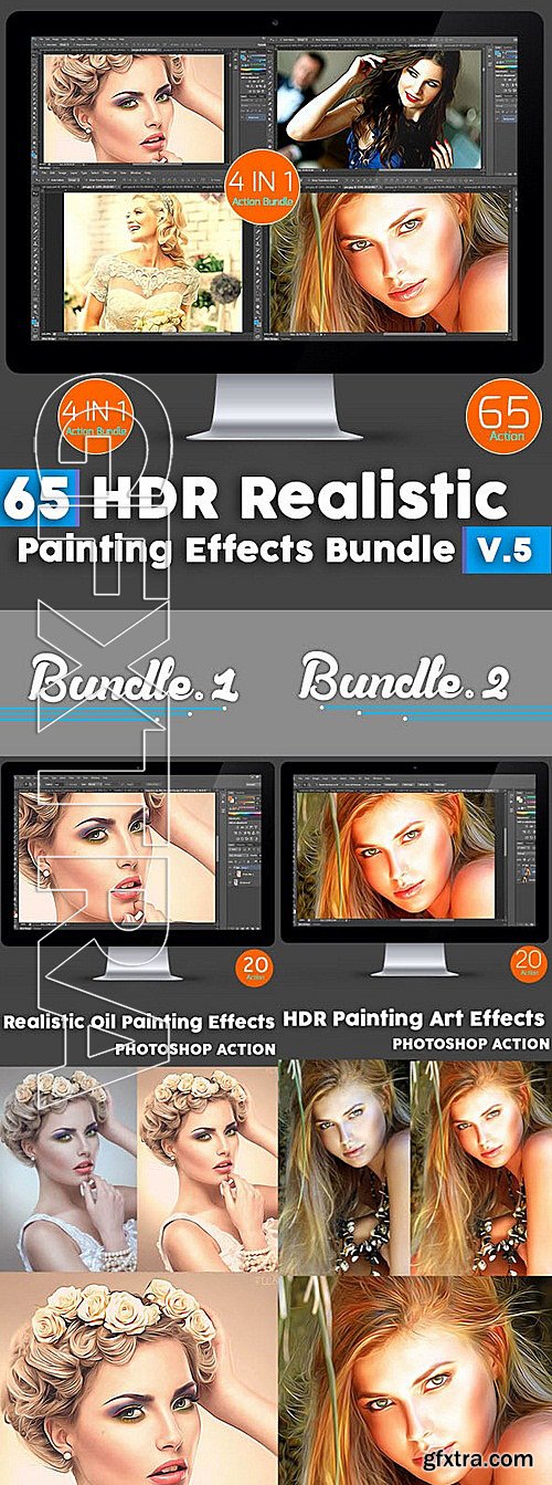 GraphicRiver - 65 HDR Realistic Painting Effects Bundle V.5 11932613