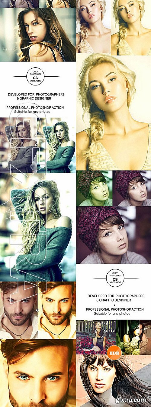 GraphicRiver - 65 HDR Realistic Painting Effects Bundle V.5 11932613