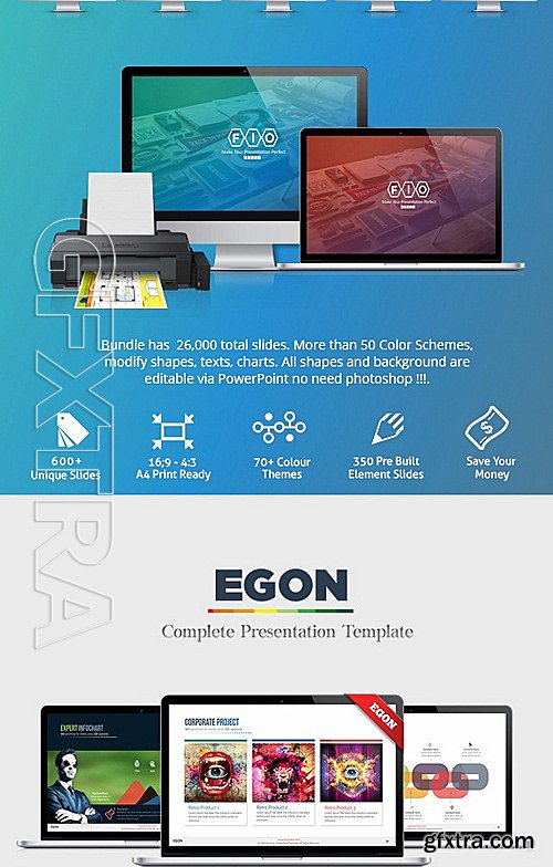 GraphicRiver - 3 in 1 Mega Bundle PowerPoint 11930053