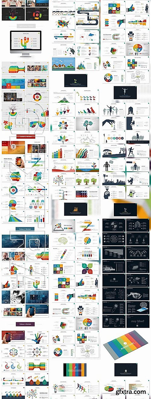 GraphicRiver - 3 in 1 Mega Bundle PowerPoint 11930053