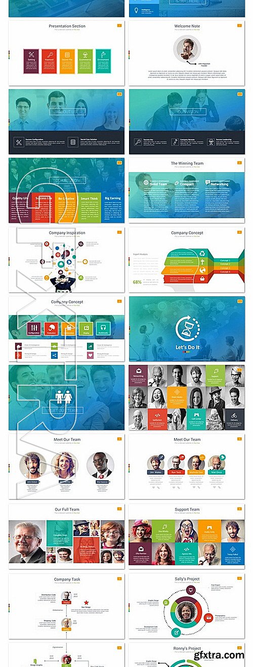 GraphicRiver - Fio - Complete Powerpoint Template - Print Ready 11084953