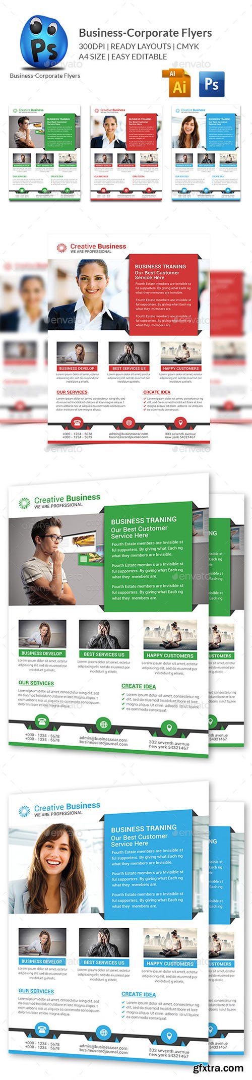 Graphicriver - Corporate Business Flyer Template 10995440