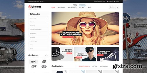 TV Sixteen - Template For Magento