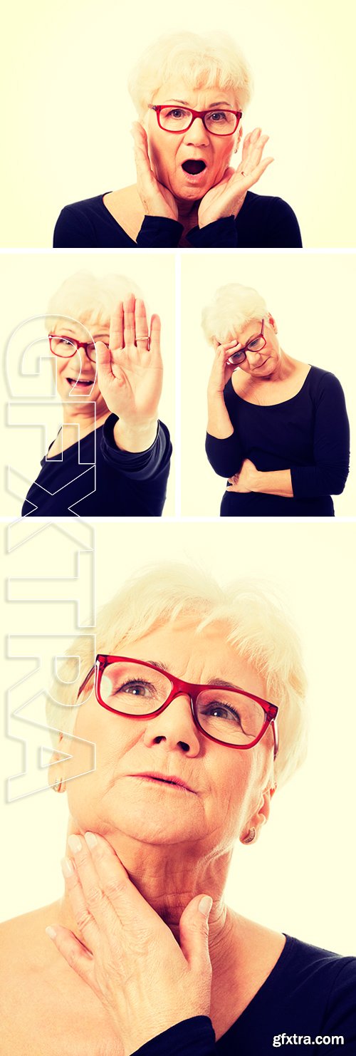 Stock Photos - Beautiful caucasian senior woman