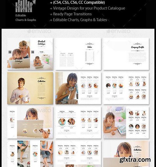 GraphicRiver 100 pages A4 Digital Product Catalogue Template 11909003