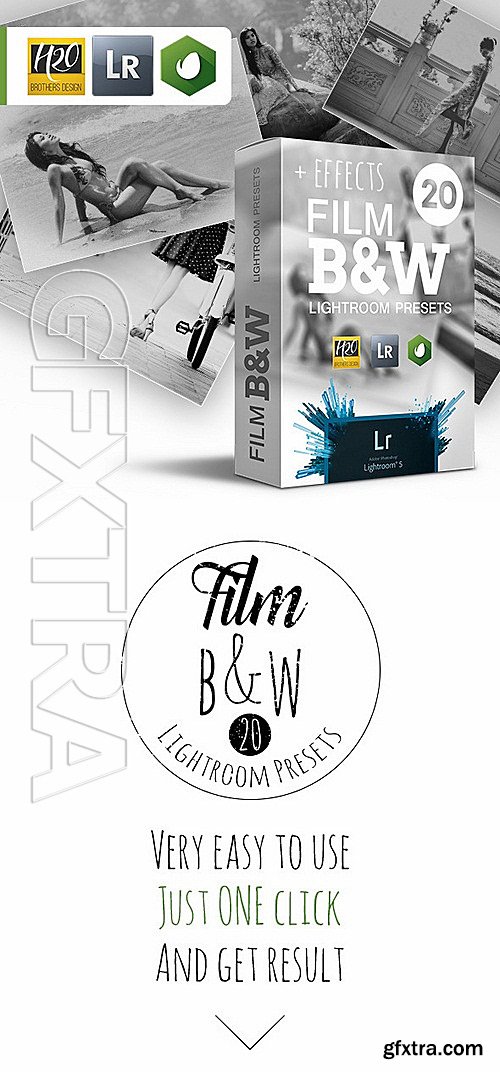 GraphicRiver - Film B&W Lightroom Presets 11950140