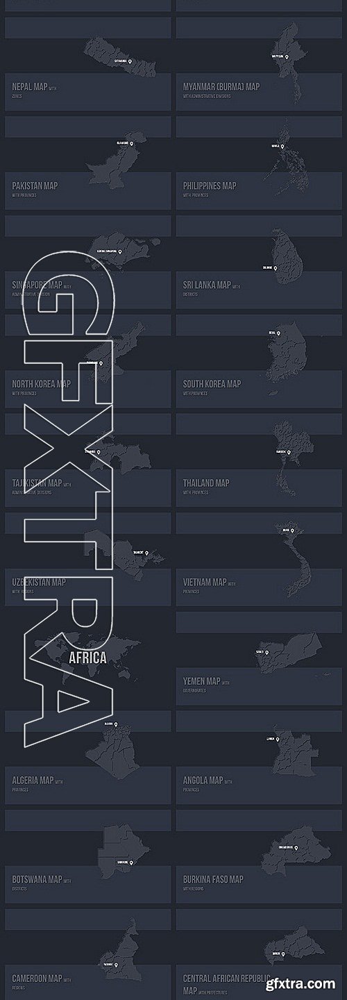 GraphicRiver - Maps Complete Pack - WeeBee 11944581