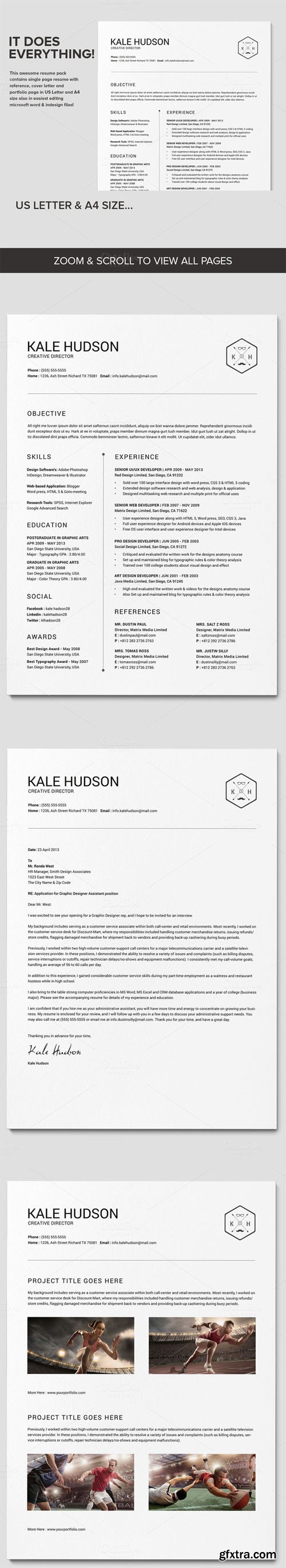 Clean Resume CV - Hudson - CM 237587