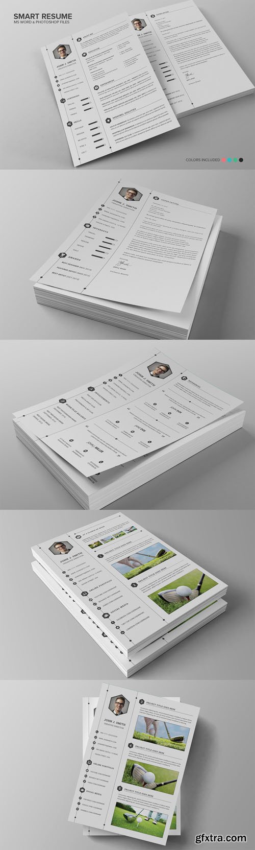 Smart Resume CV Set - CM 136529