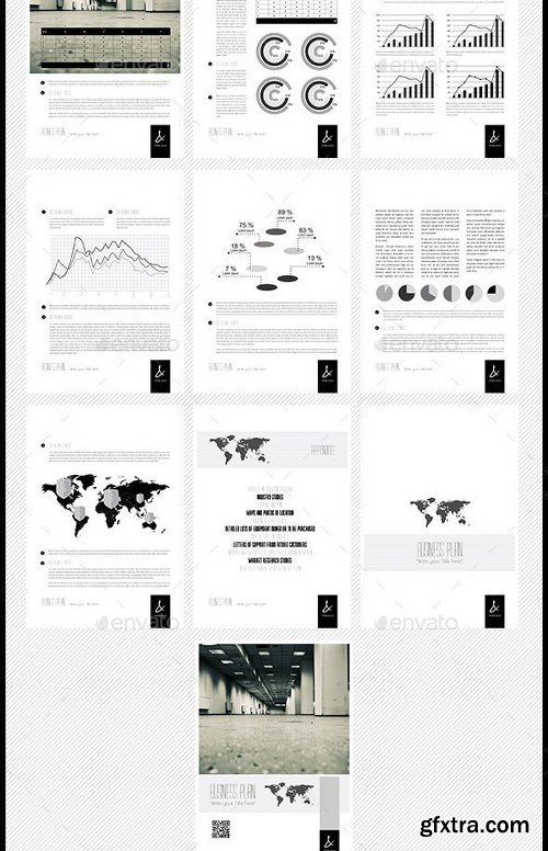 GraphicRiver Full Business Plan Digital Template 11923015