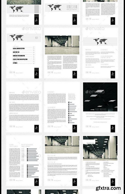 GraphicRiver Full Business Plan Digital Template 11923015