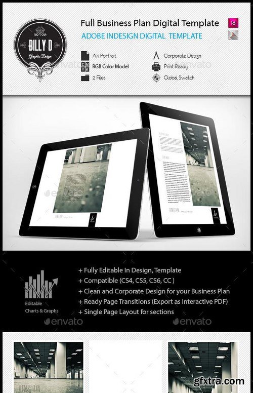 GraphicRiver Full Business Plan Digital Template 11923015