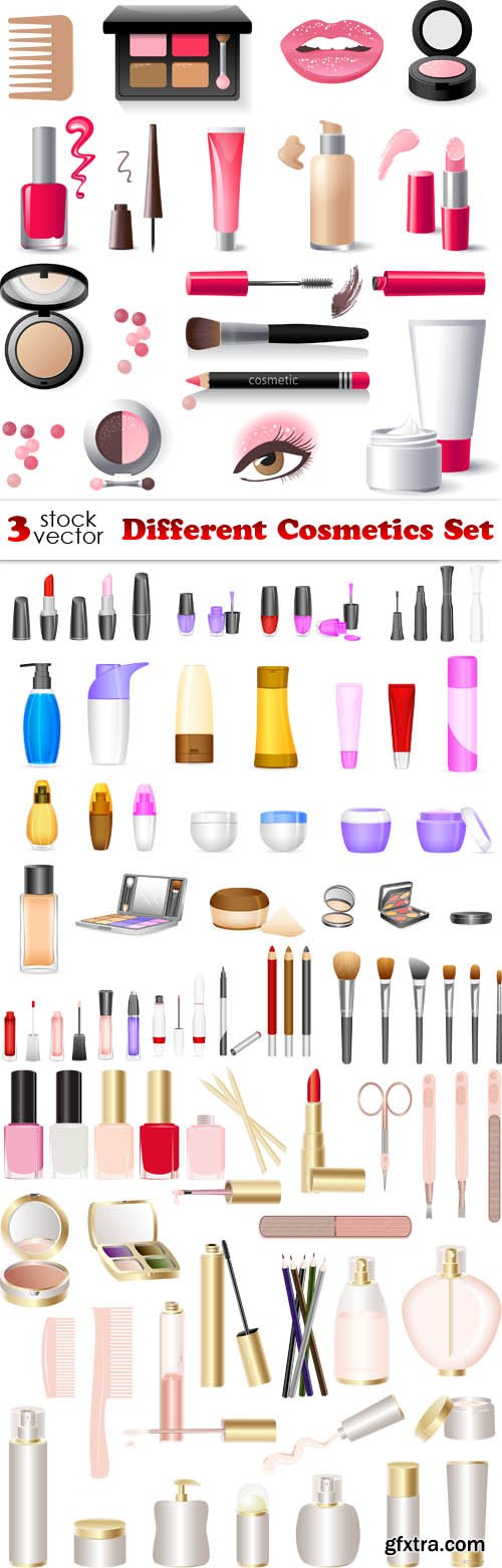 Vectors - Different Cosmetics Set