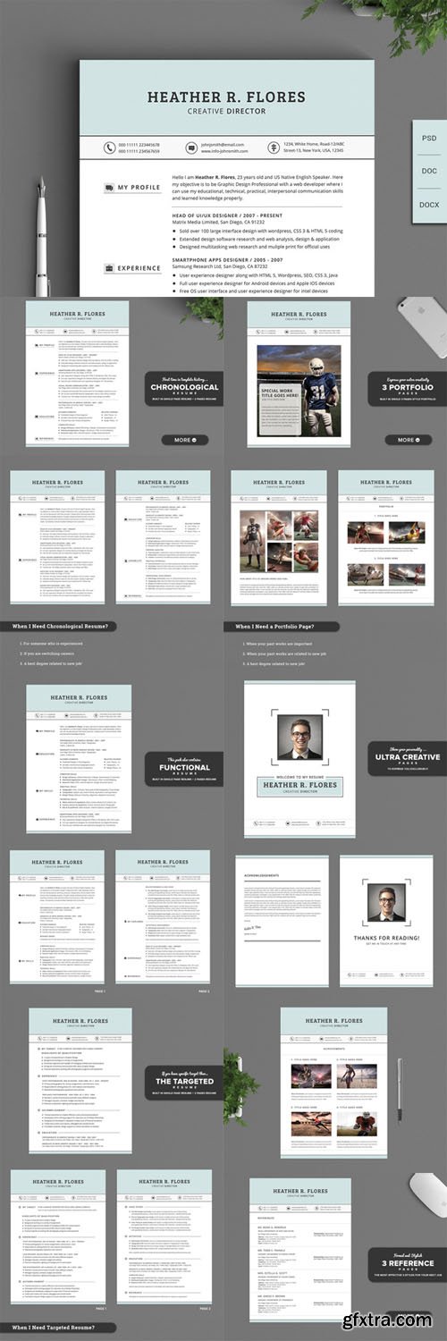 21 in 1 Timeless Resume CV Pack - CM 192069