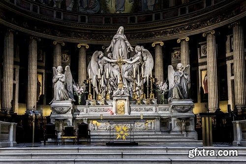 Interiors, Eglise de la Madeleine - 6 UHQ JPEG