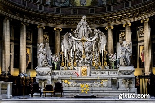 Interiors, Eglise de la Madeleine - 6 UHQ JPEG