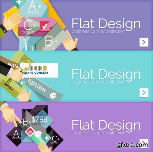 Flat Vector Design 5 - 16x EPS