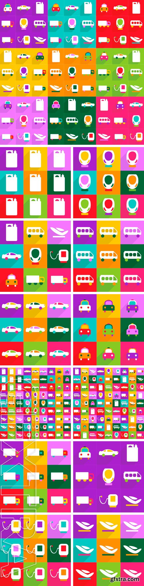 Stock Vectors - Icon, flat, vector, design, news, image, transport icon