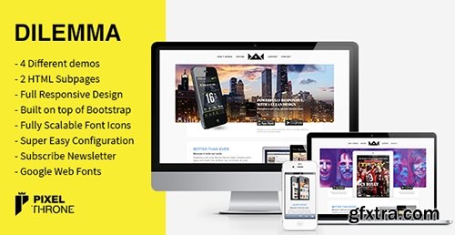 ThemeForest - Dilemma v1.2.2 - WordPress Multi-Purpose Landing Page - 4594231