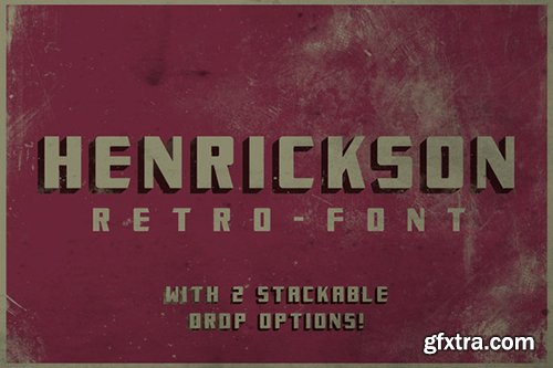 CM Henrickson Retro-Font 73950