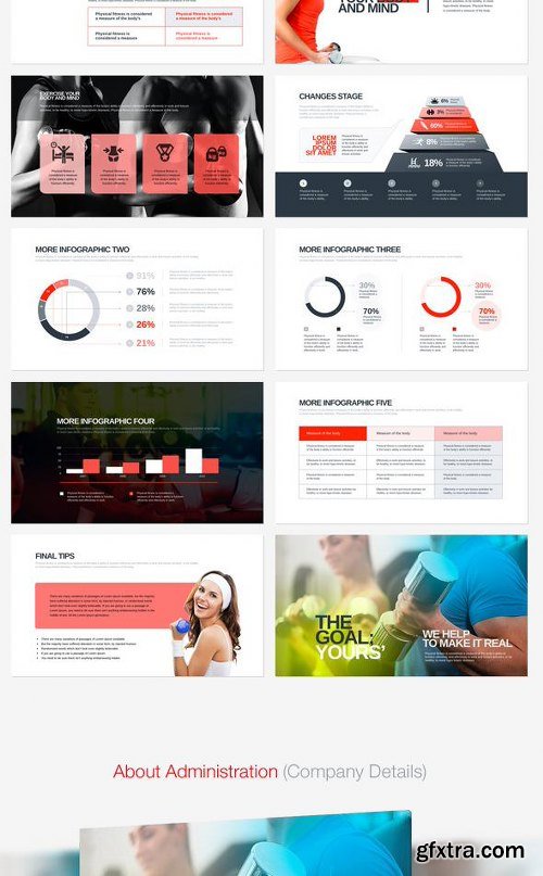 GraphicRiver WealthFit | Fitness - Gym Keynote 10042355