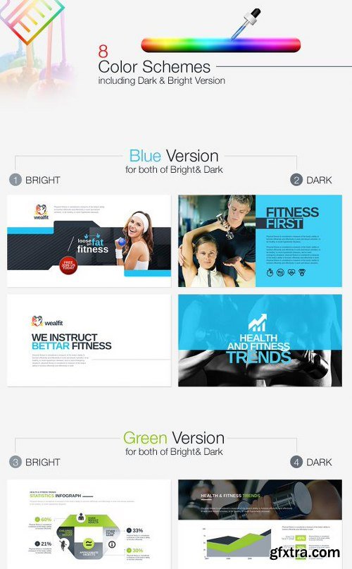 GraphicRiver WealthFit | Fitness - Gym Keynote 10042355