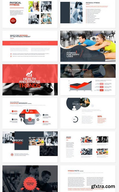 GraphicRiver WealthFit | Fitness - Gym Keynote 10042355