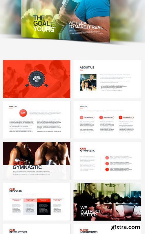 GraphicRiver WealthFit | Fitness - Gym Keynote 10042355