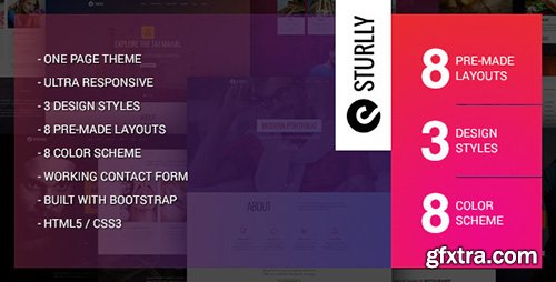 ThemeForest - Sturlly v1.4 - Responsive One Page Multi-Purpose Template - 10019456