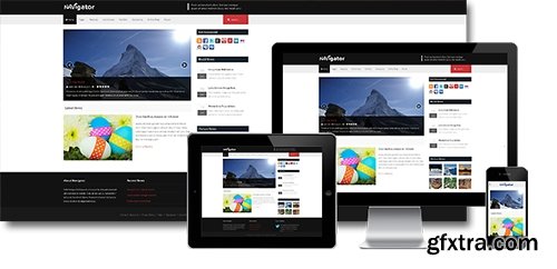 ASTemplates - Navigator PT v2.0.0 - Joomla! 2.5 & 3.x Template