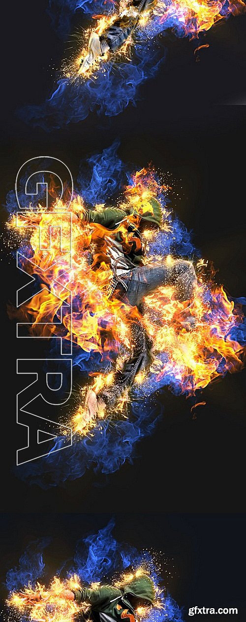 GraphicRiver - AfterBurn 3 Photoshop Action 11993889