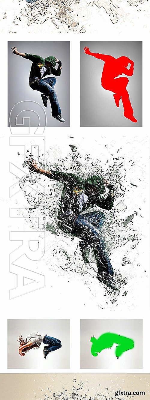 GraphicRiver - Liquid Photoshop Action 12004873