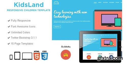 DevelopGo - Kids Land Educational Template