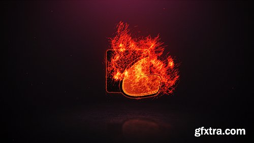 Videohive Burning Logo Reveal v2 9588433