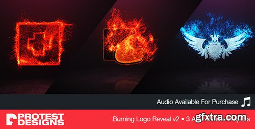 Videohive Burning Logo Reveal v2 9588433