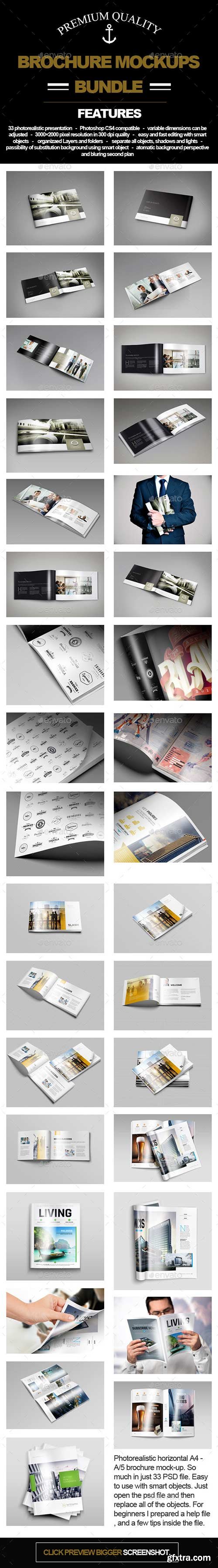 GraphicRiver - A/4 A/5 Brochure Big Bundle 11717148