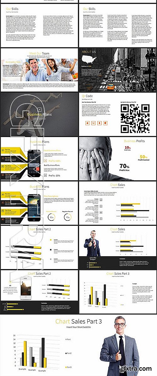 GraphicRiver - 3 in 1 Bestsellers Powerpoint Presentation Bundle 11766235