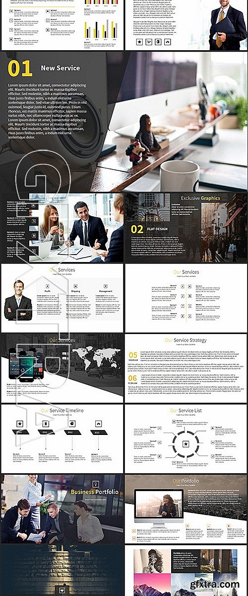 GraphicRiver - 3 in 1 Bestsellers Powerpoint Presentation Bundle 11766235